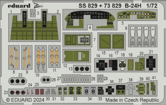 Eduard EDSS829 1:72 Consolidated B-24H Liberator