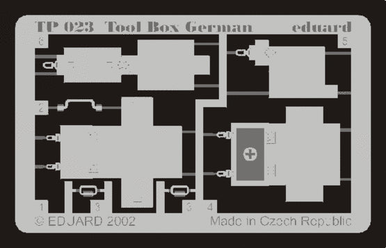 Eduard EDTP023 1:35 German tool box