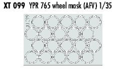 Eduard EDXT099 1:35 YPR765 wheel mask