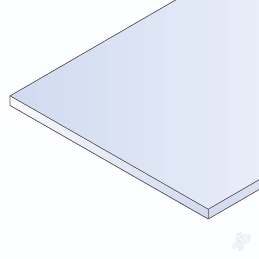 Evergreen 8x21in (20x53cm) Black Sheet .040in Thick (3 Sheet per pack) 9115