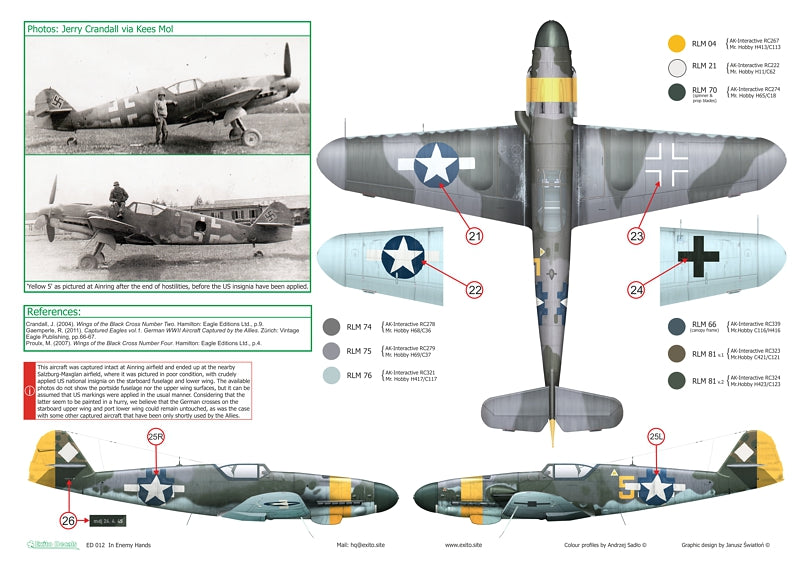 Exito Decals EXED72012 In Enemy Hands Captured Luftwaffe 1:72