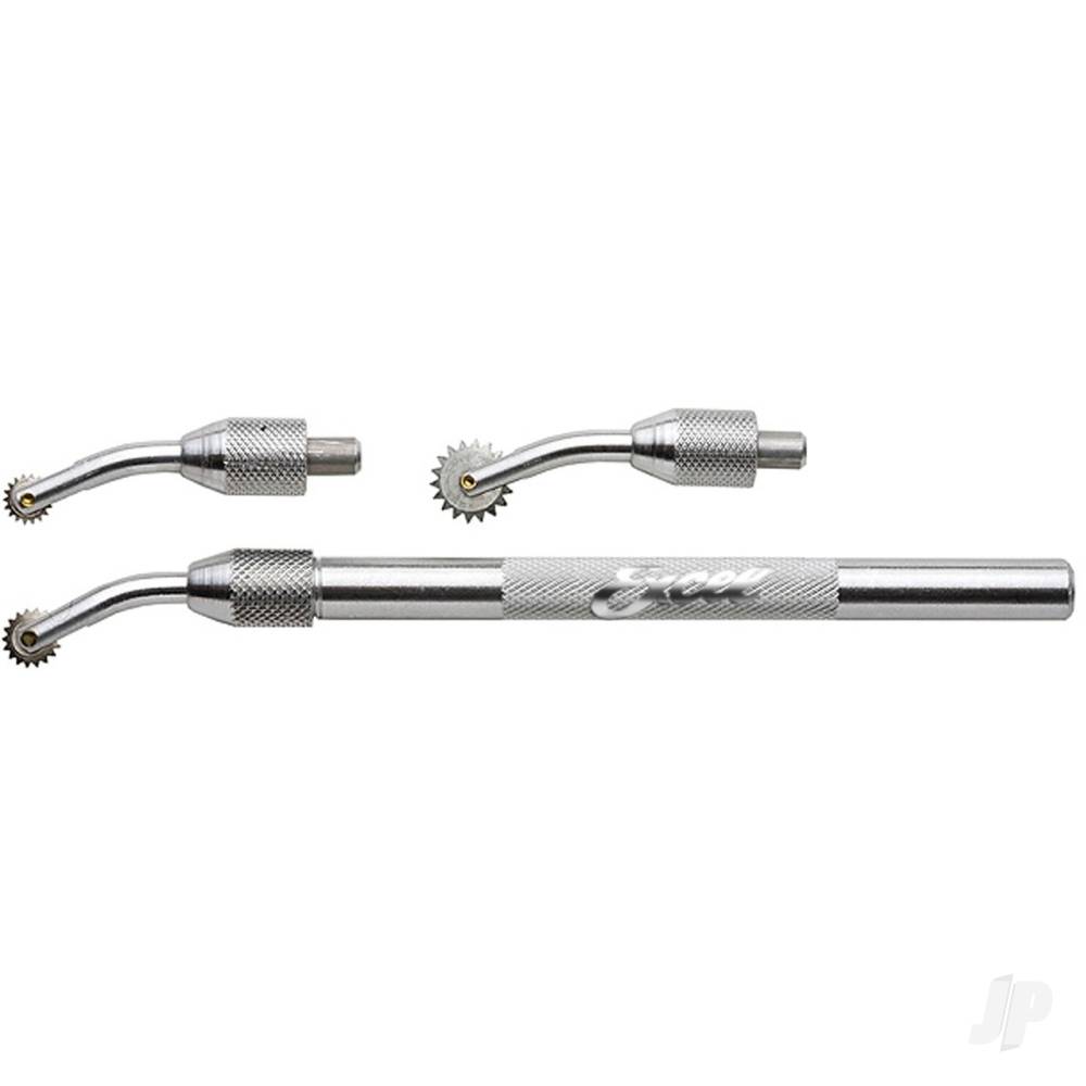 Excel Pounce Wheel Set, Three Wheel Heads with .25in, .312in, .437in (Carded) 30612