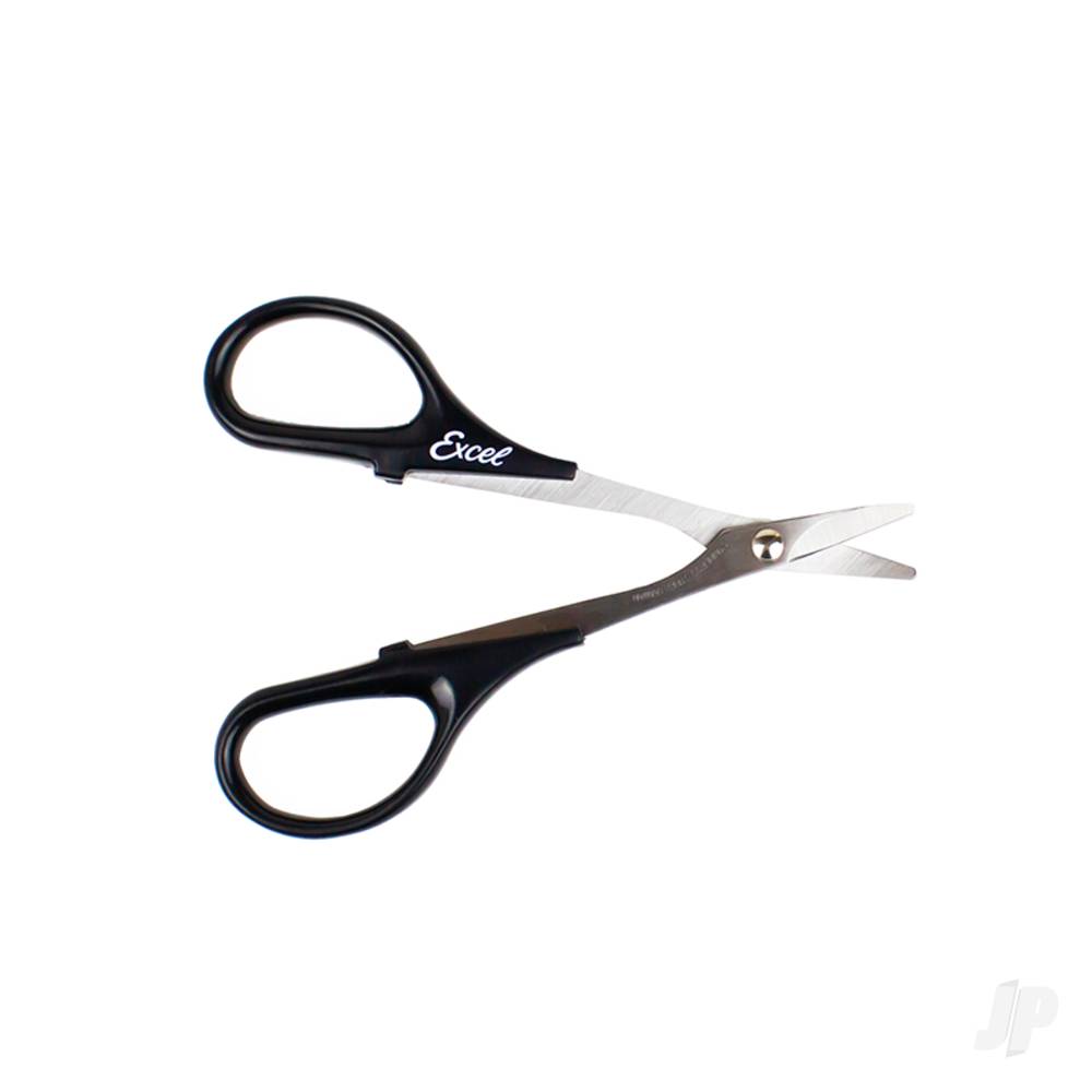 Excel 5.5in Lexan Stainless Steel Scissors, Curved (Carded) 55533