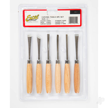 Excel Beginners 6 Piece Woodcarving (Shell) 56011