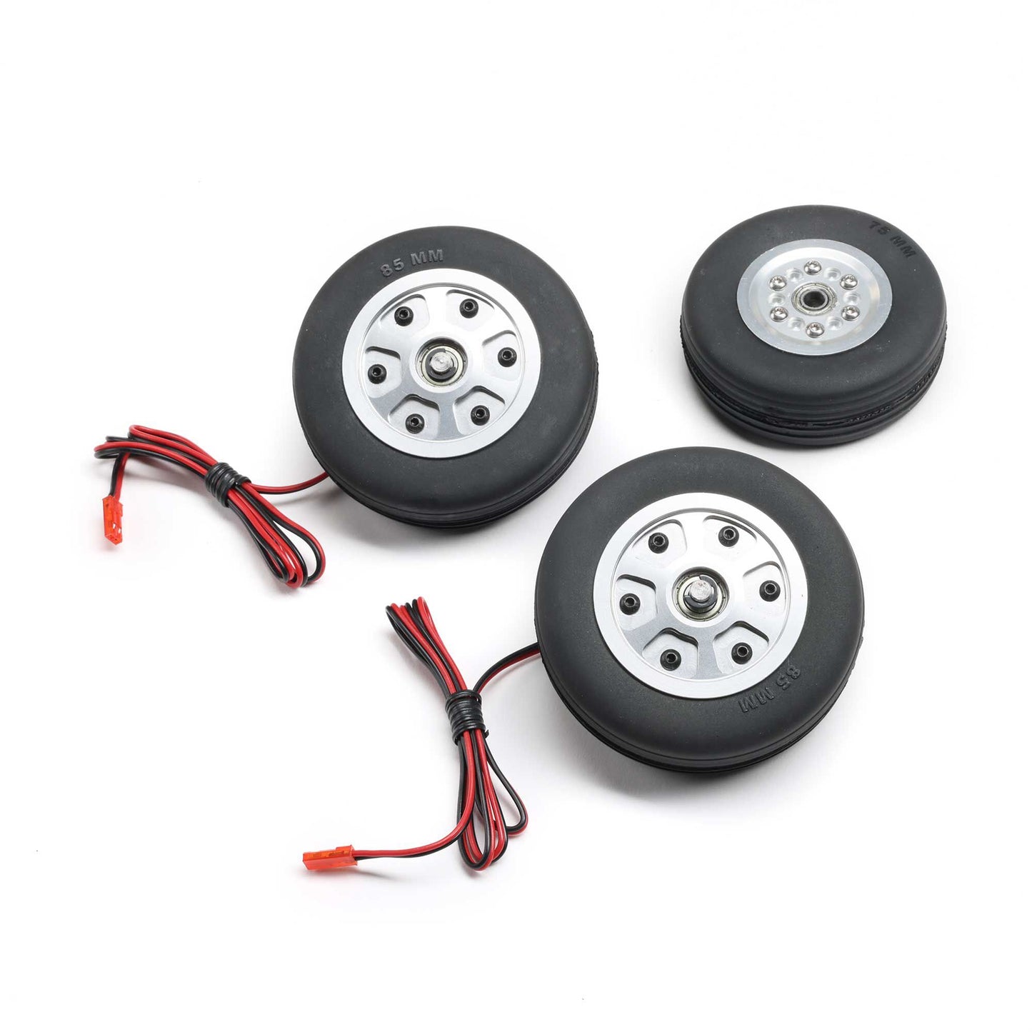 Hangar 9 Main Wheels Set with Brakes: Hawk/T-45 140-160N HAN1378502