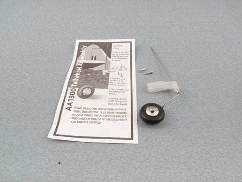 Radio Active Tailwheel Bracket Set 25mm/1.0" RAA1300/25