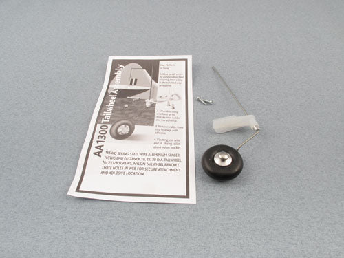 Radio Active Tailwheel Bracket Set 30mm/1.25" RAA1300/30