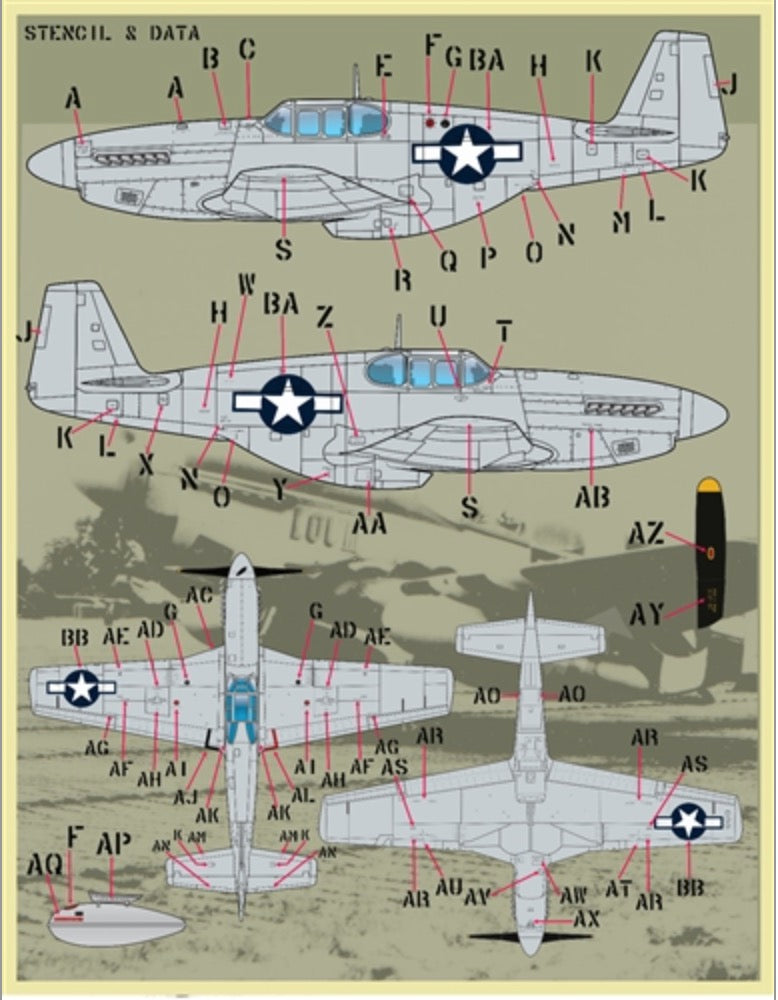Furball FBDS4835 Colors & Markings P-51B/C Mustang Pt II 1:48