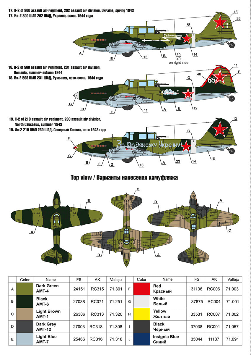 Foxbot Decals FBOT72035 1:72 Flying Revenge: Ilyushin IL-2
