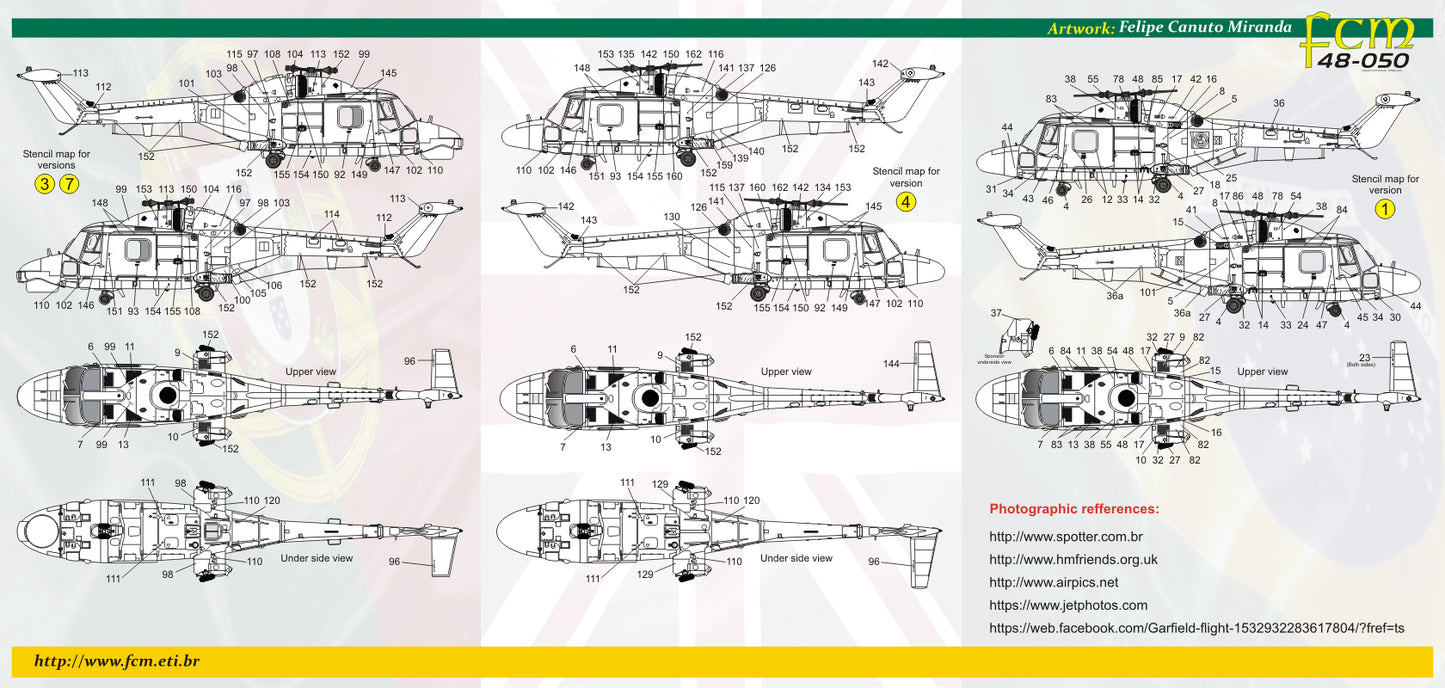 FCM FCM48050 1:48 Westland Lynx/Super Lynx Version 1 Westland SAH-11 Super Lynx