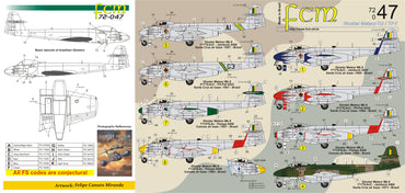FCM FCM72047 1:72 Gloster Meteor F.8 and TF-7