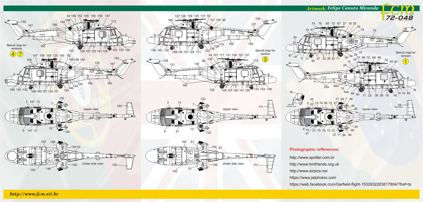 FCM FCM72048 1:72 Super Lynx