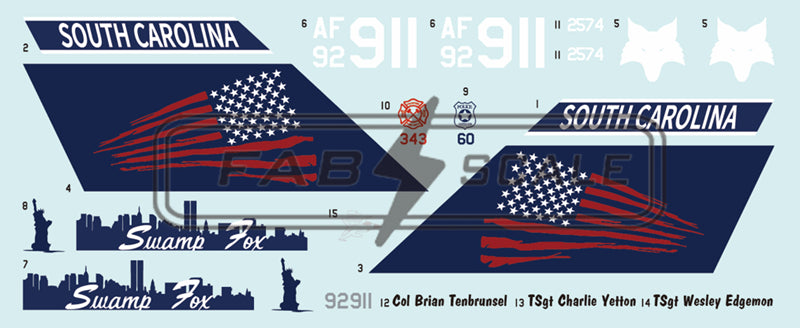 FabScale FD48021 F-16CM Block 52 South Carolina ANG 2024 1:48