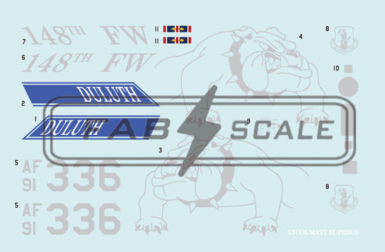 FabScale FD48031 F-16C Block 50 148th FW Kadena 2024 1:48
