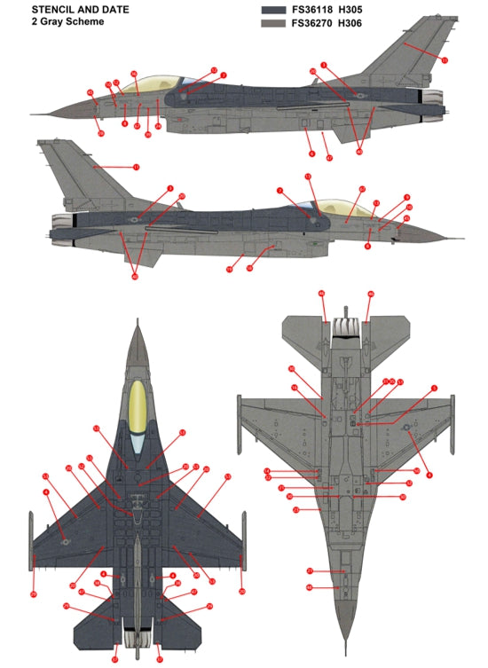 FabScale FD48064 F-16C Block 40 510th FS Aviano AB 2025 1:48
