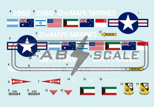 FabScale Studio FD48074 1:48 Douglas A-4M Last Skyhawk NAWS China Lake CA 1979