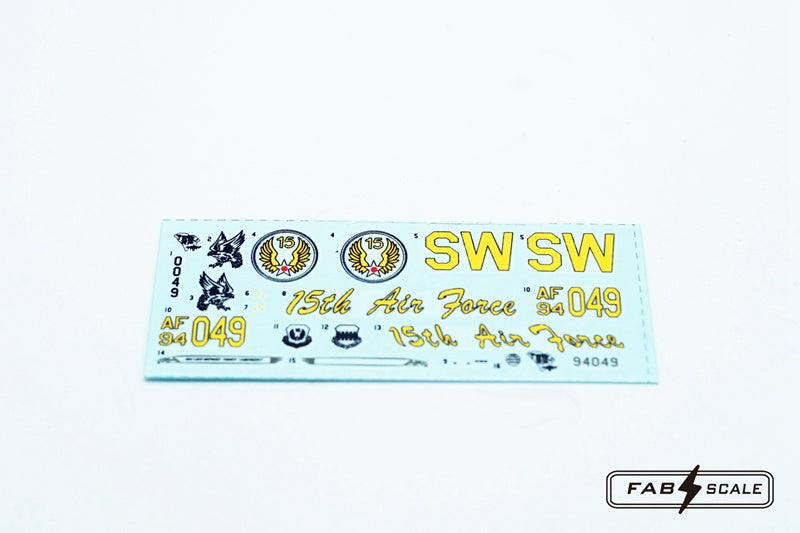 FabScale FD72008 F-16C Block 50 15th AF Shaw AB 2023 1:72