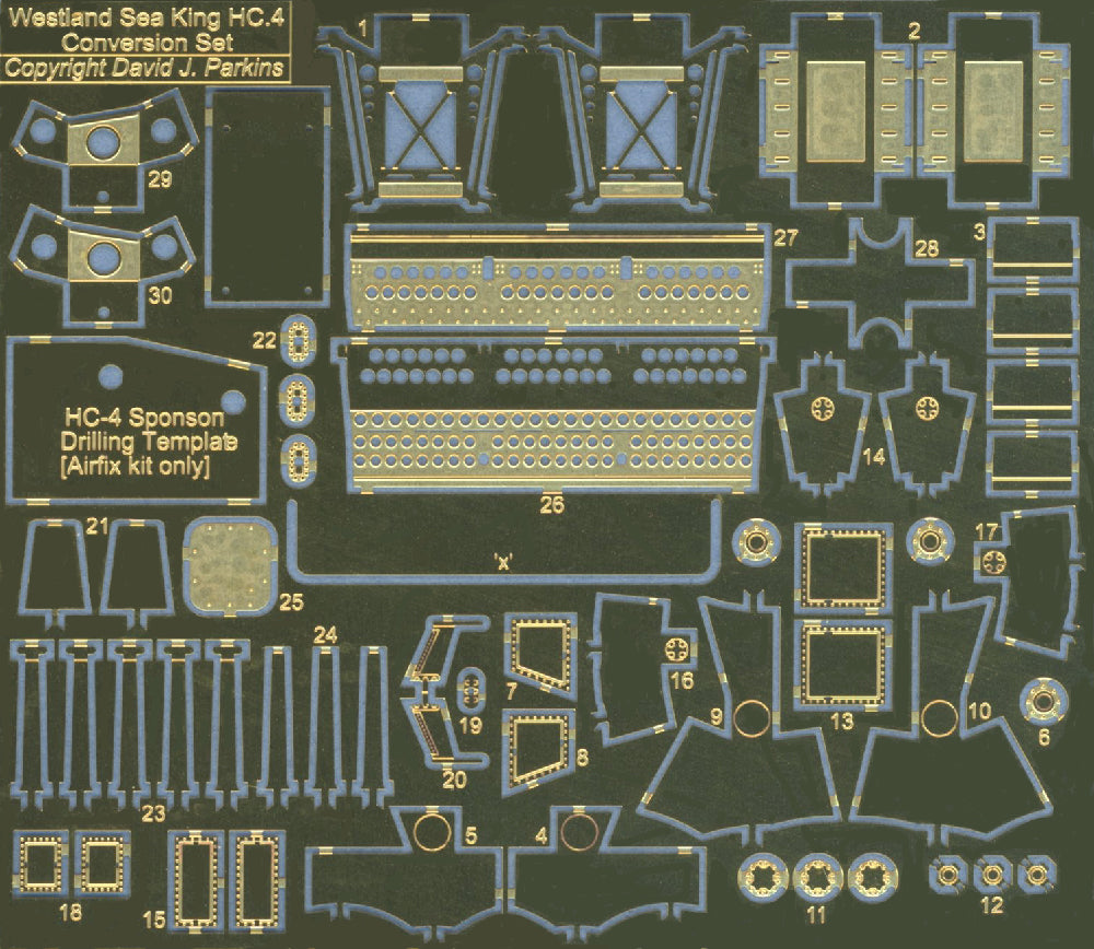 Flightpath UK FHP48237 1:48 Westland Sea King HC.4 'Commando' Conversion Set