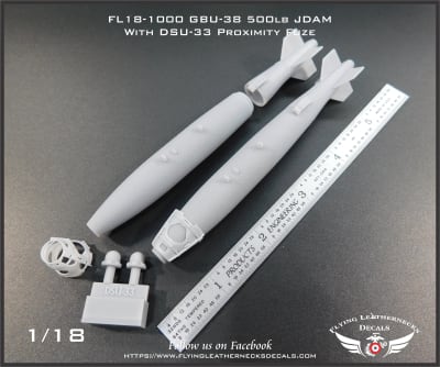 Flying Leathernecks FL18-1000 1:18 GBU-38 500lb JDAM with DSU-33