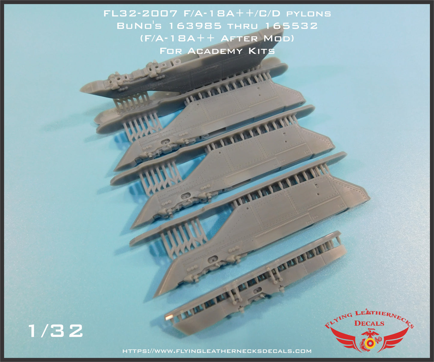 Flying Leathernecks FL32-2007 1005/1033 Pylons F/A-18C/D 1:32