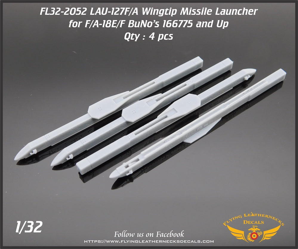 Flying Leathernecks FL32-2052 LAU-127F/A Launcher F/A-18E/F Late 1:32