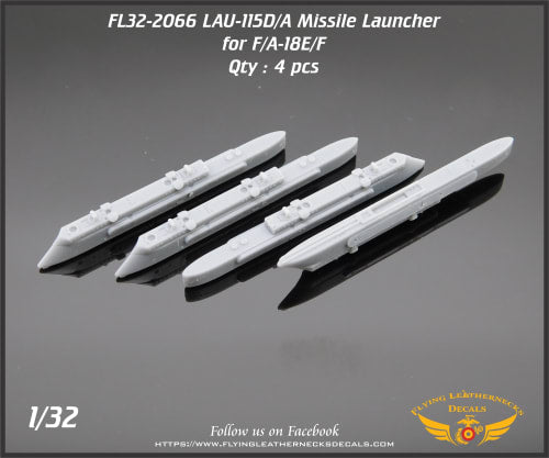 Flying Leathernecks FL32-2066 1:32 LAU-115D/A Launcher