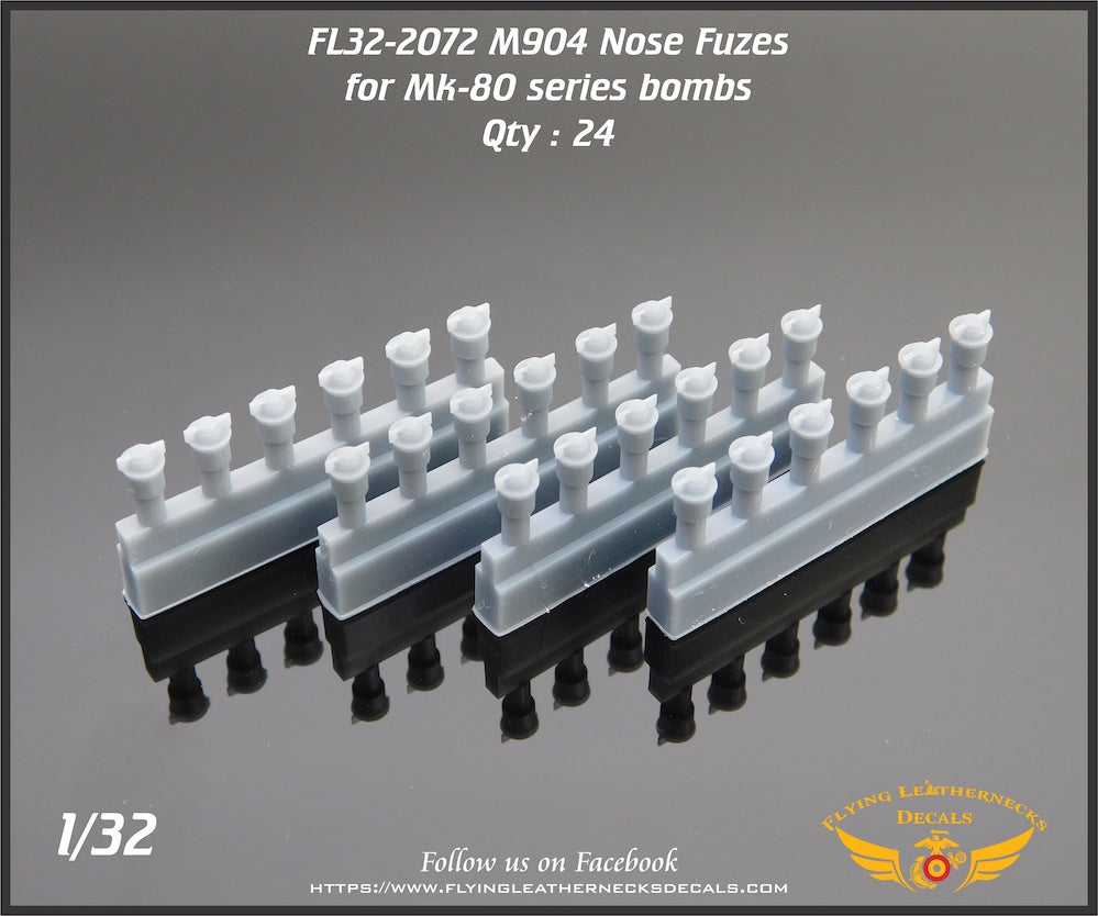 Flying Leathernecks FL32-2072 1:32 M904 Nose Fuzes for Mk-80 series bombs