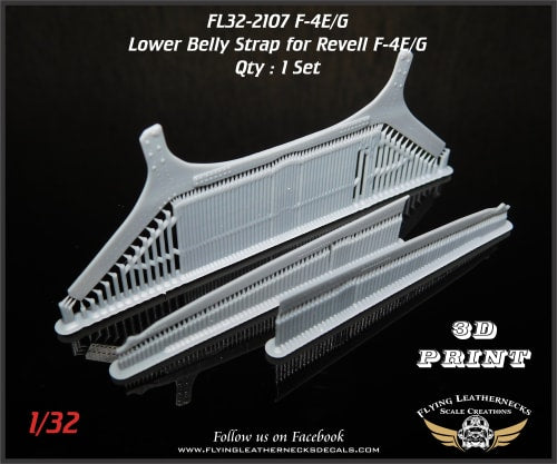 Flying Leathernecks FL32-2107 1:32 F-4E/G Phantom Belly Strap 3D-printed