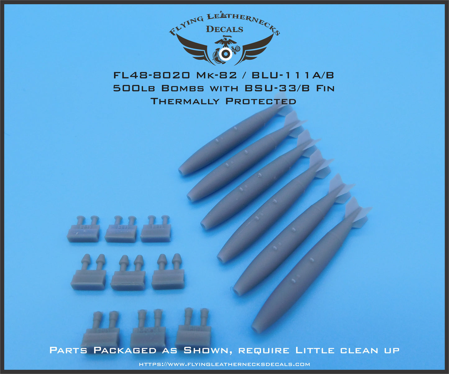 Flying Leathernecks FL48-8020 1:48 Mk-82 / BLU-111A/B with BSU-33 Fin