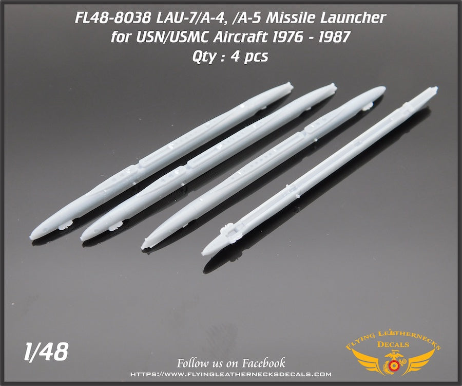 Flying Leathernecks FL48-8038 LAU-7/A-4/A-5 Launcher 1976-87 1:48