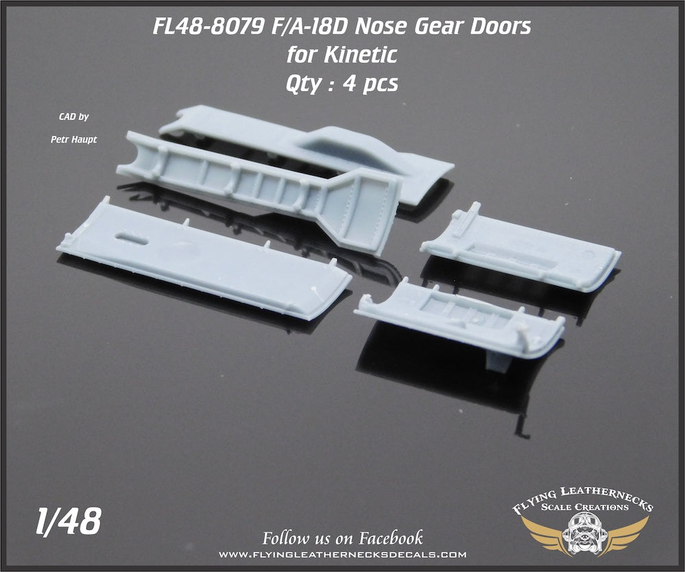 Flying Leathernecks FL48-8079 F/A-18D Hornet Nose Gear Doors 1:48