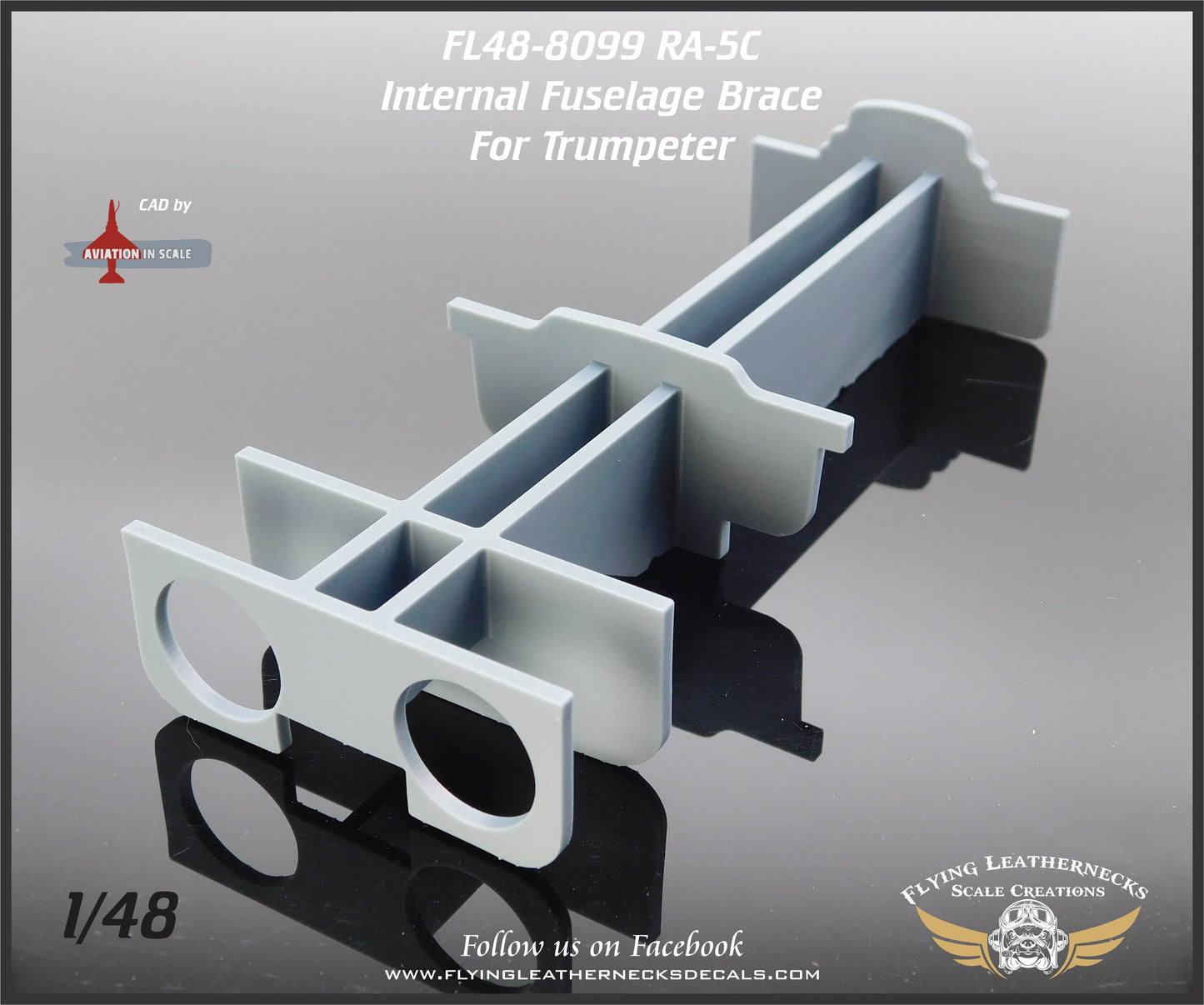 Flying Leathernecks FL48-8099 1:48 RA-5C Fuselage Brace 3D-printed