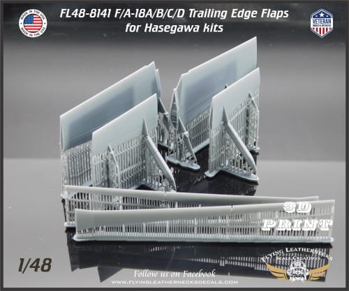 Flying Leathernecks FL48-8141 F/A-18A-D Trailing Edge Flaps 1:48