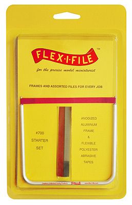 Flex-I-File 700 Start Set: Frame & 6 Abrasive Refill Tapes