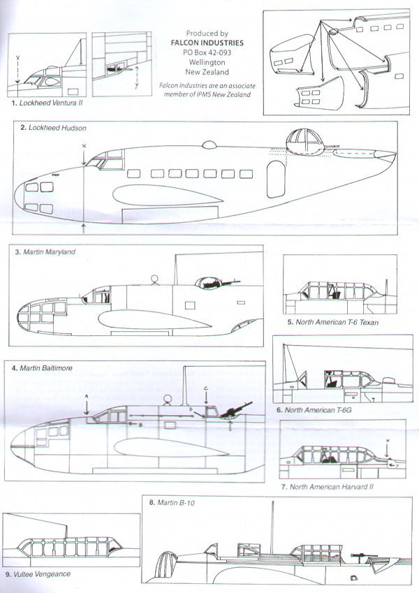 Falcon FNCV3072 1:72 US Aircraft in Foreign Service