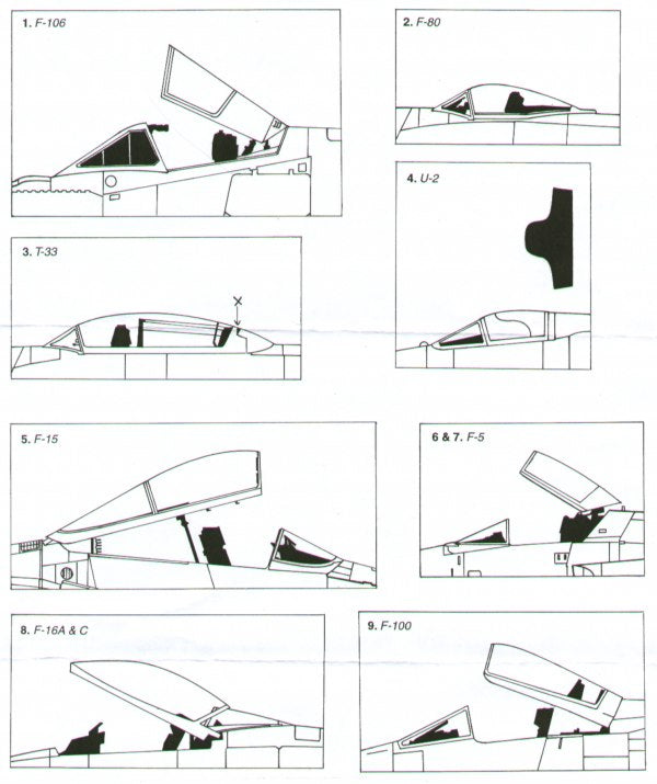 Falcon FNCV5248 1:48 USAF Post 1950