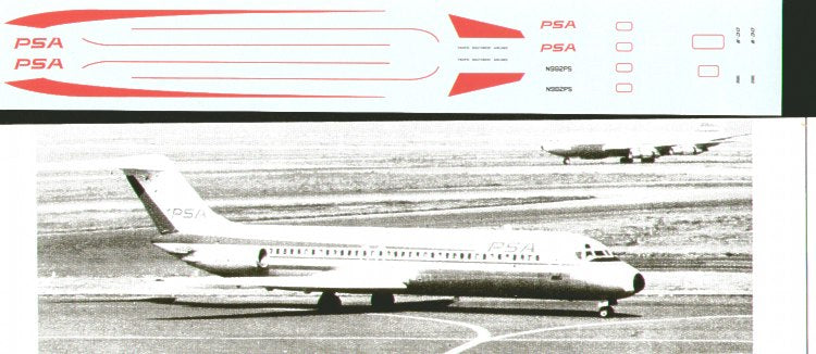 Flightpath USA FPA20061 1:200 Douglas DC-9-30 PSA Old Scheme