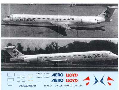 Flightpath USA FPA20251 1:200 MD-80 AeroLloyd Current Scheme Decals