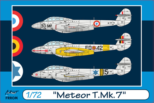 Frrom-Azur FR0045 Gloster Meteor T Mk.7 Israel/France/Belgium 1:72