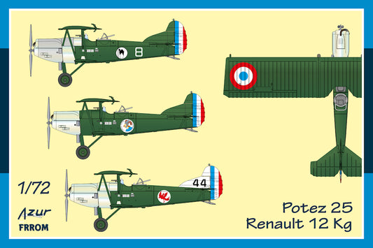Frrom-Azur FR0053 1:72 Potez 25 Renault 12Kg