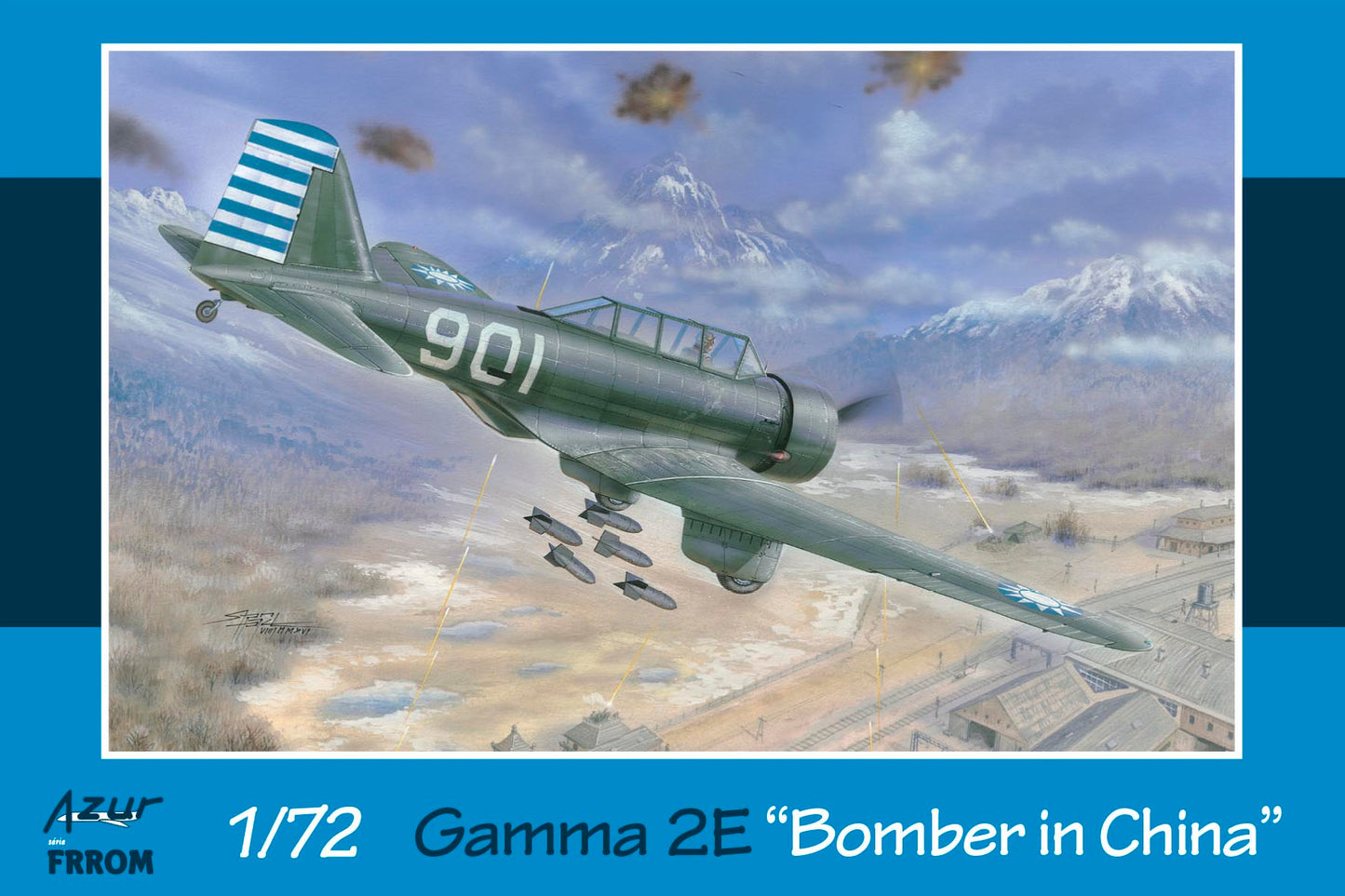 Frrom-Azur FR0034 Northrop Gamma 2E Bomber 1:72