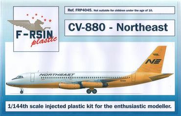 F-rsin FRP4045 Convair CV-880 Northeast Yellowbird 1:144