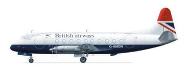 F-rsin Plastic FRP4050 1:144 Vickers Viscount 700