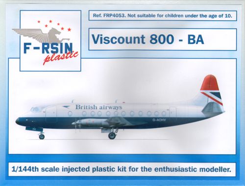 F-rsin Plastic FRP4053 1:144 Vickers Viscount 800