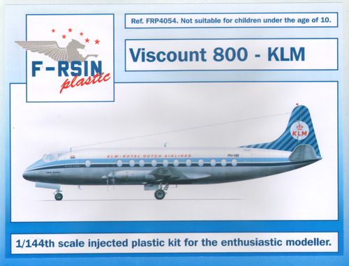 F-rsin Plastic FRP4054 1:144 Vickers Viscount 800