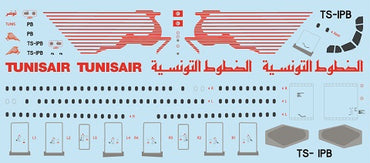 F-rsin FRP4082 Airbus A300-600 Tunis Air (inc Beluga) 1:144