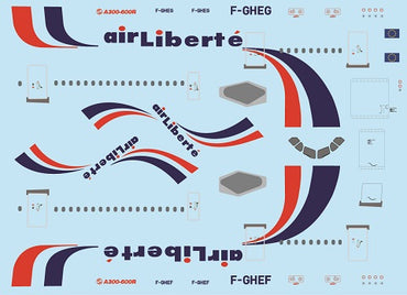 F-rsin FRP4084 Airbus A300-600 Air Liberte (inc Beluga) 1:144