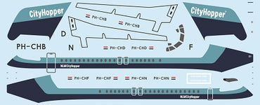 F-rsin Plastic FRP4093 1:144 Fokker F-28-4000 NLM CityHopper