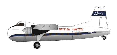 F-rsin Plastic FRP4103 1:144 Bristol Freighter Mk.31