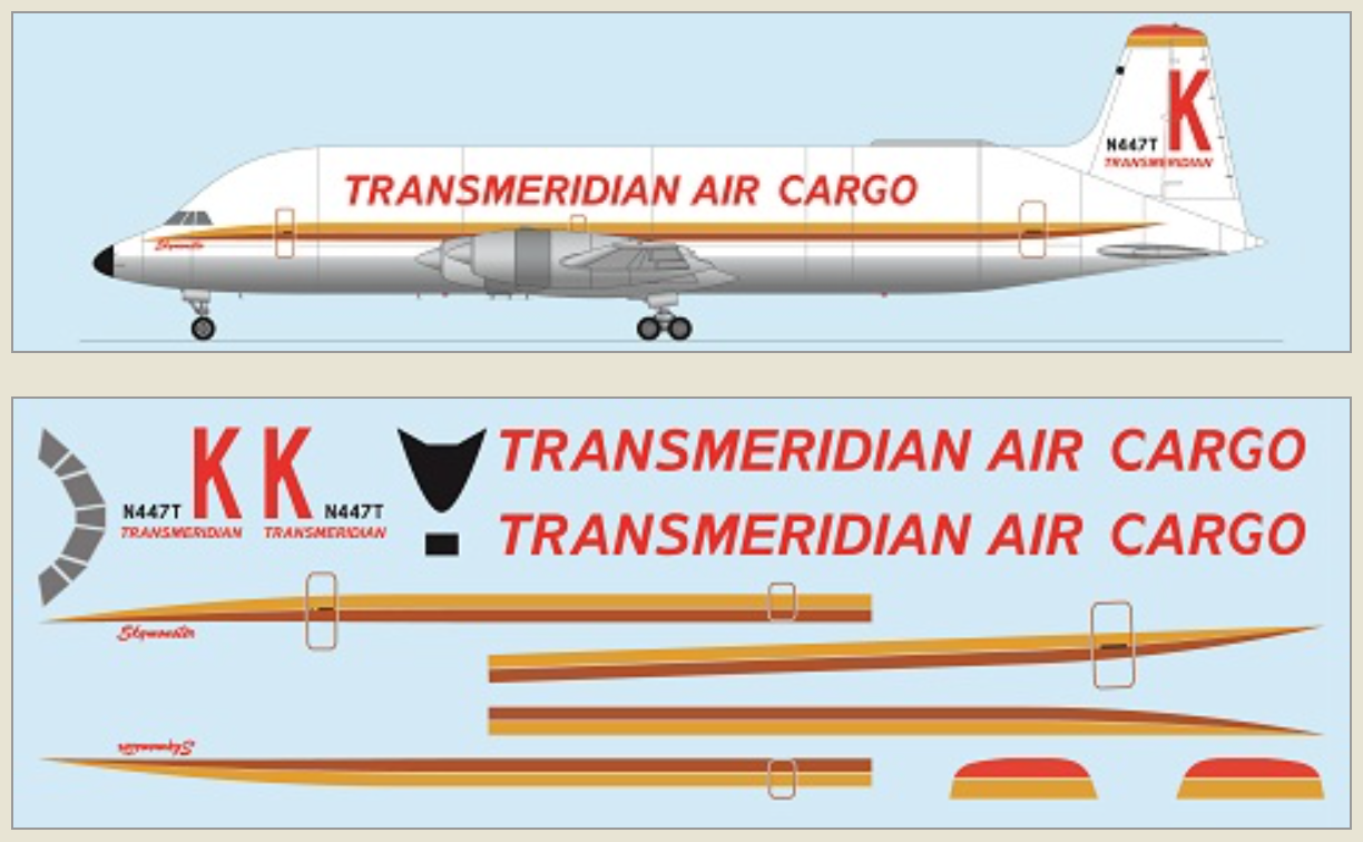 F-rsin Plastic FRP4125 1:144 Canadair CL-44 Guppy